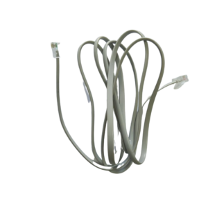Cabo Liso Com Conector Rj11 Para Telefone 1,50 Metros