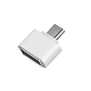 Adaptador OTG Tipo C x Usb para Smartphones Branco