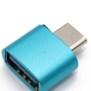 Adaptador OTG Usb x V8 Micro Usb para Smartphones Azul