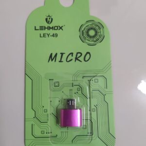 Adaptador OTG Usb x V8 Micro Usb para Smartphones Rosa