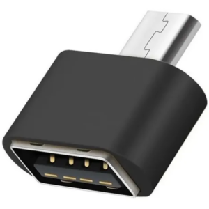 Adaptador OTG Usb x V8 Micro Usb para Smartphones Preto