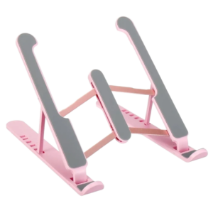 Base Suporte Notebook Regulável Rosa