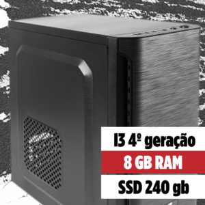 CPU SIX I3 3º geração, 8gb DDR3, SSD 240gb