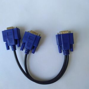 Cabo monitor Y VGA M P/ 2X VGA F 20CM