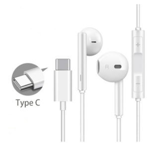 Fone de Ouvido Stereo Tipo C com Microfone H'maston ES-105