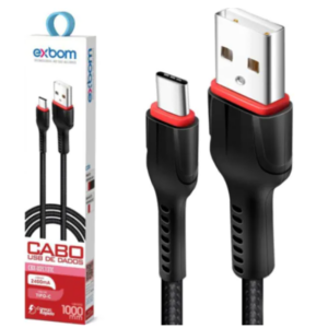 Cabo Tipo C Usb de Carregamento e Dados 2.4a  1 Metro