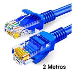 Cabo de Rede RJ45 com 2 Metros Cat 5e Azul - KAP-W-2M