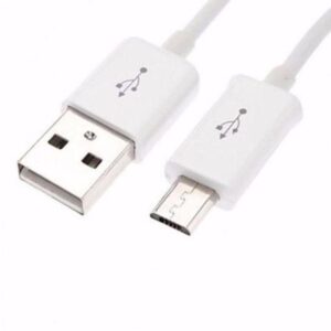 Cabo V8 de Dados e Carregamento Micro Usb Branco